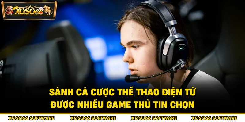 Sảnh cá cược thể thao điện tử được nhiều game thủ tin chọn